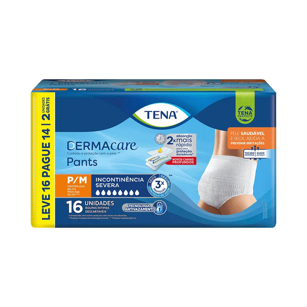Roupa Íntima Tena Pants Dermacare 14 unidades