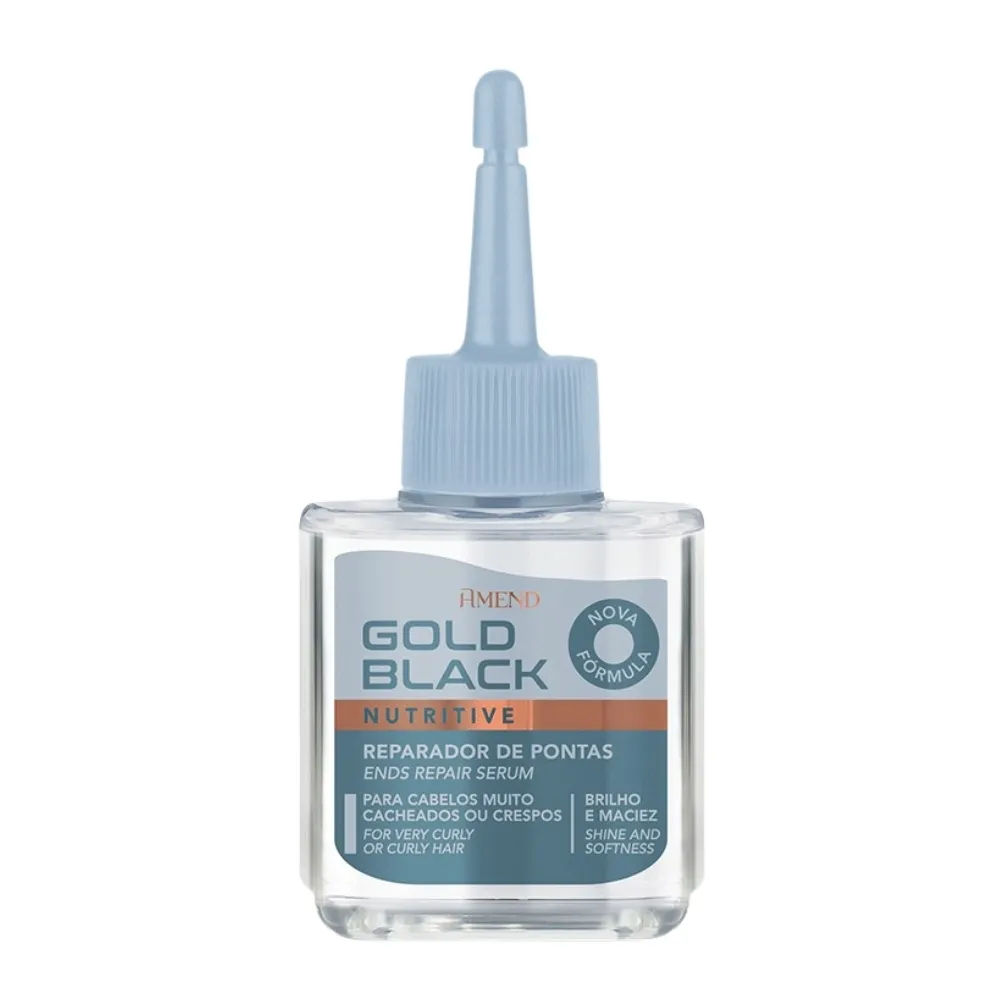Reparador De Pontas Amend Gold Black Nutritive 30ml