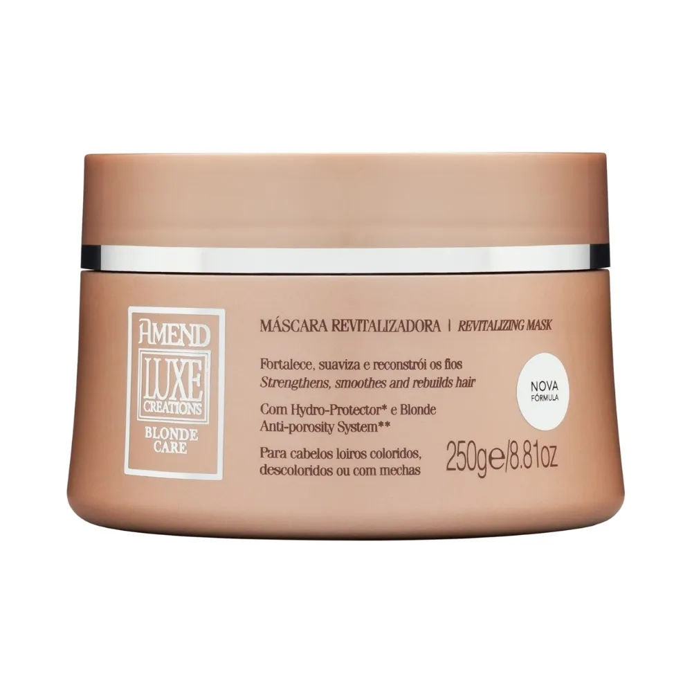 Máscara Revitalizadora Amend Luxe Creations Blonde Care 250g