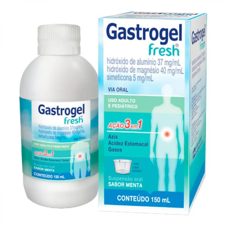 Gastrogel Fresh Suspensão Oral Menta 150ml