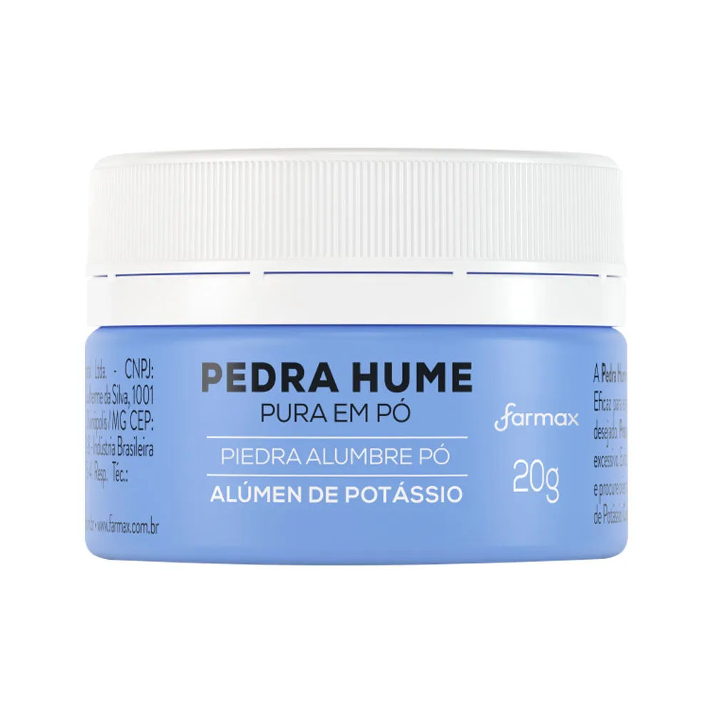 Pedra Hume Pura Farmax 20gr Po