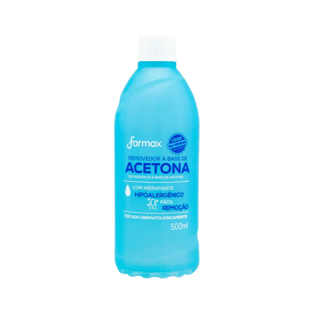 Removedor de Esmalte com Acetona Farmax 500ml