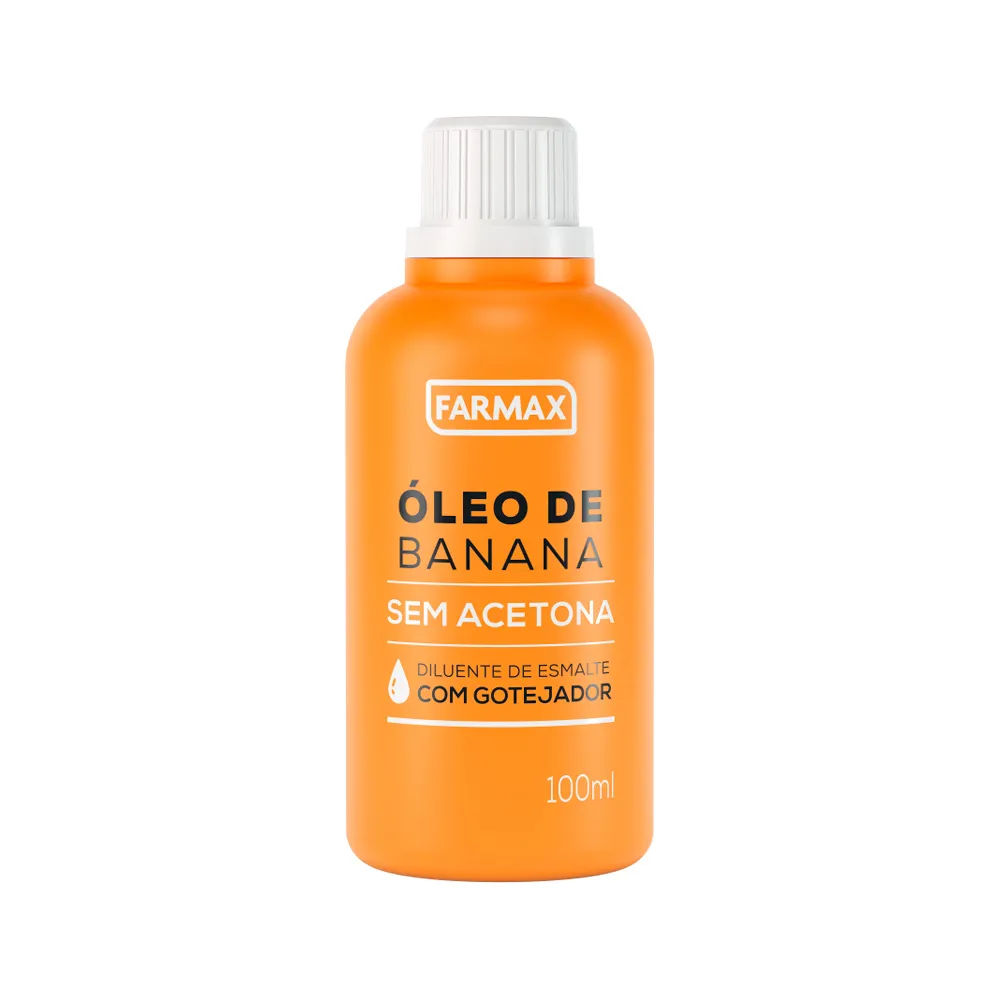 Oleo De Banana Farmax 100ml Sem Acetona