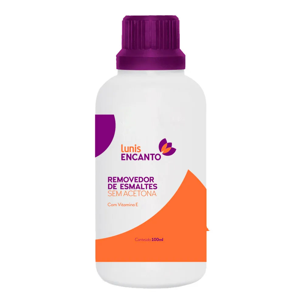 Removedor Esmalte Sem Acetona Lunis Encanto 100ml