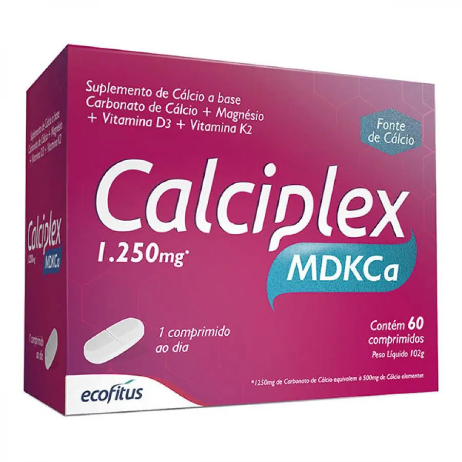 Calciplex Mdkca Com 60 Comprimidos