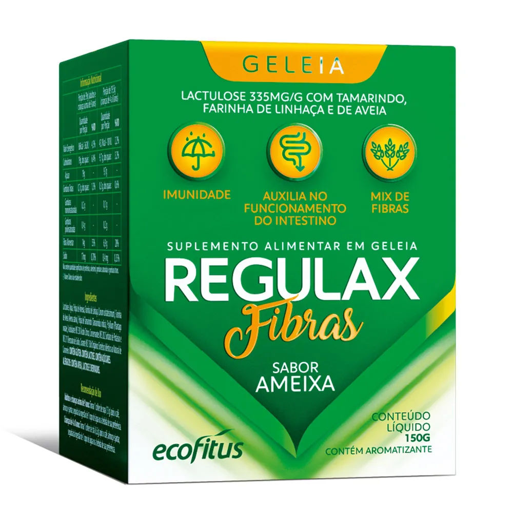 Regulax Fibras 150gr Geleia Sabor Ameixa