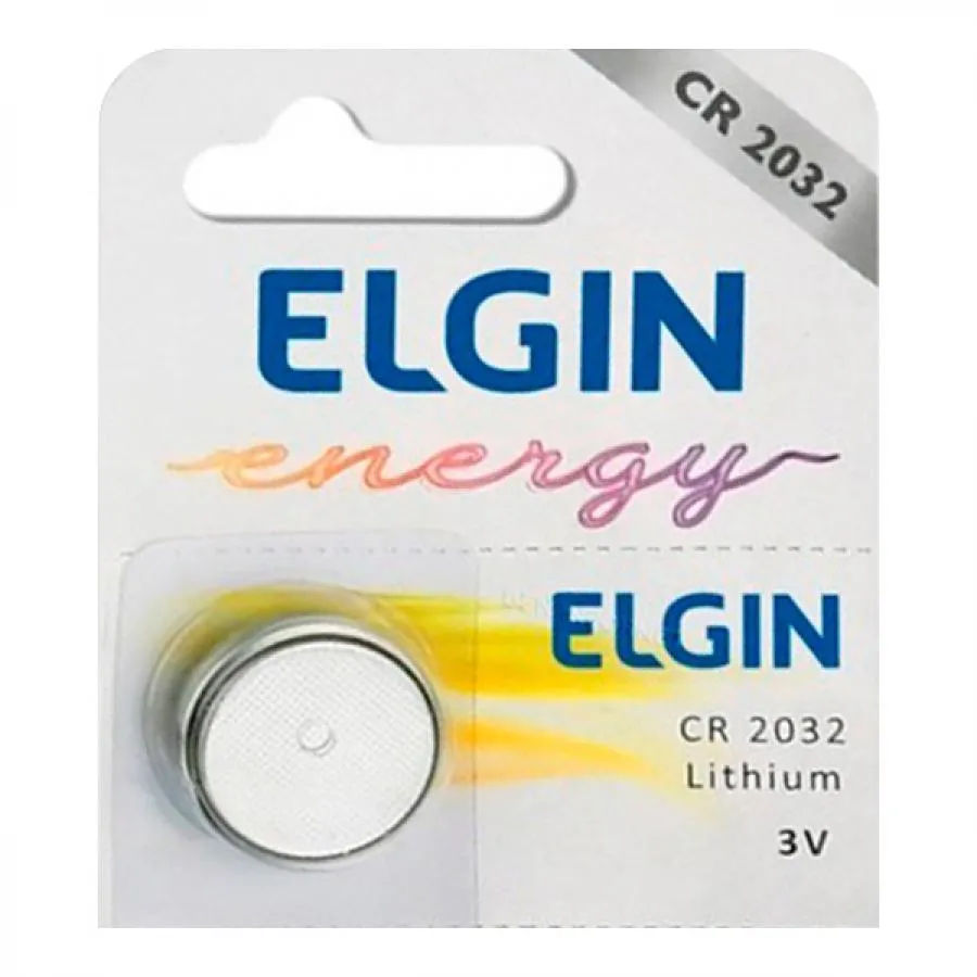 Pilha Para Aparelho Elgin Energy 3v Com 1 Unidade Cr2032