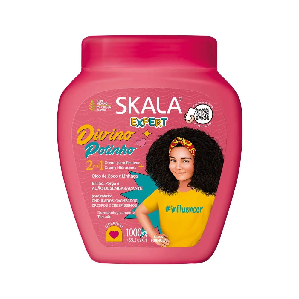Creme De Tratamento Skala Expert Divino Potinho 2 Em 1 1000g