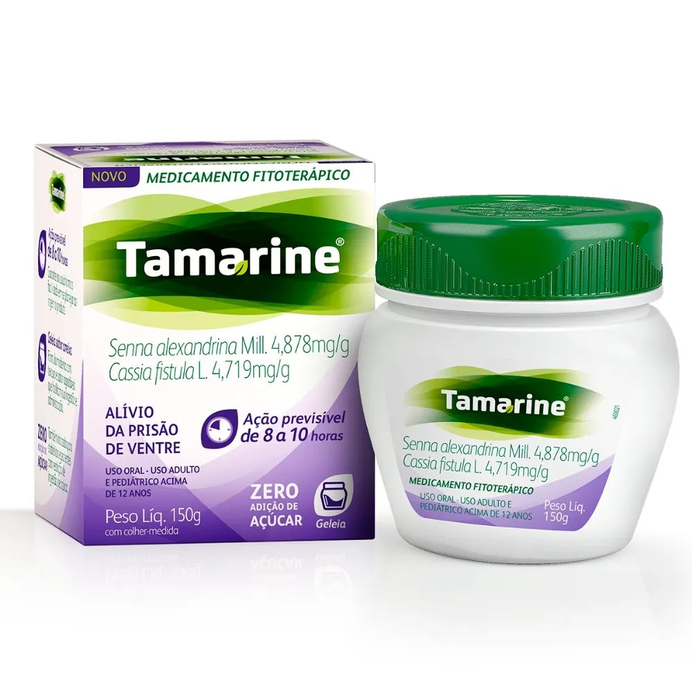 Laxante Fitoterápico Tamarine Geléia Zero Açúcar 150g Hypera Pharma