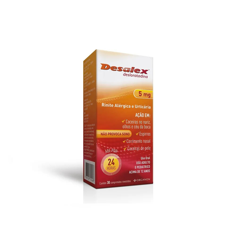 Desalex 5mg Com 30 Comprimidos