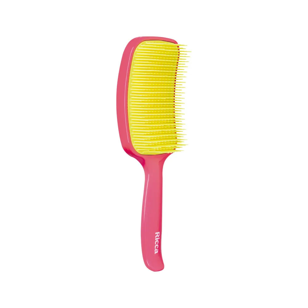 Escova Cabelo Ricca Flex Raquete Pink