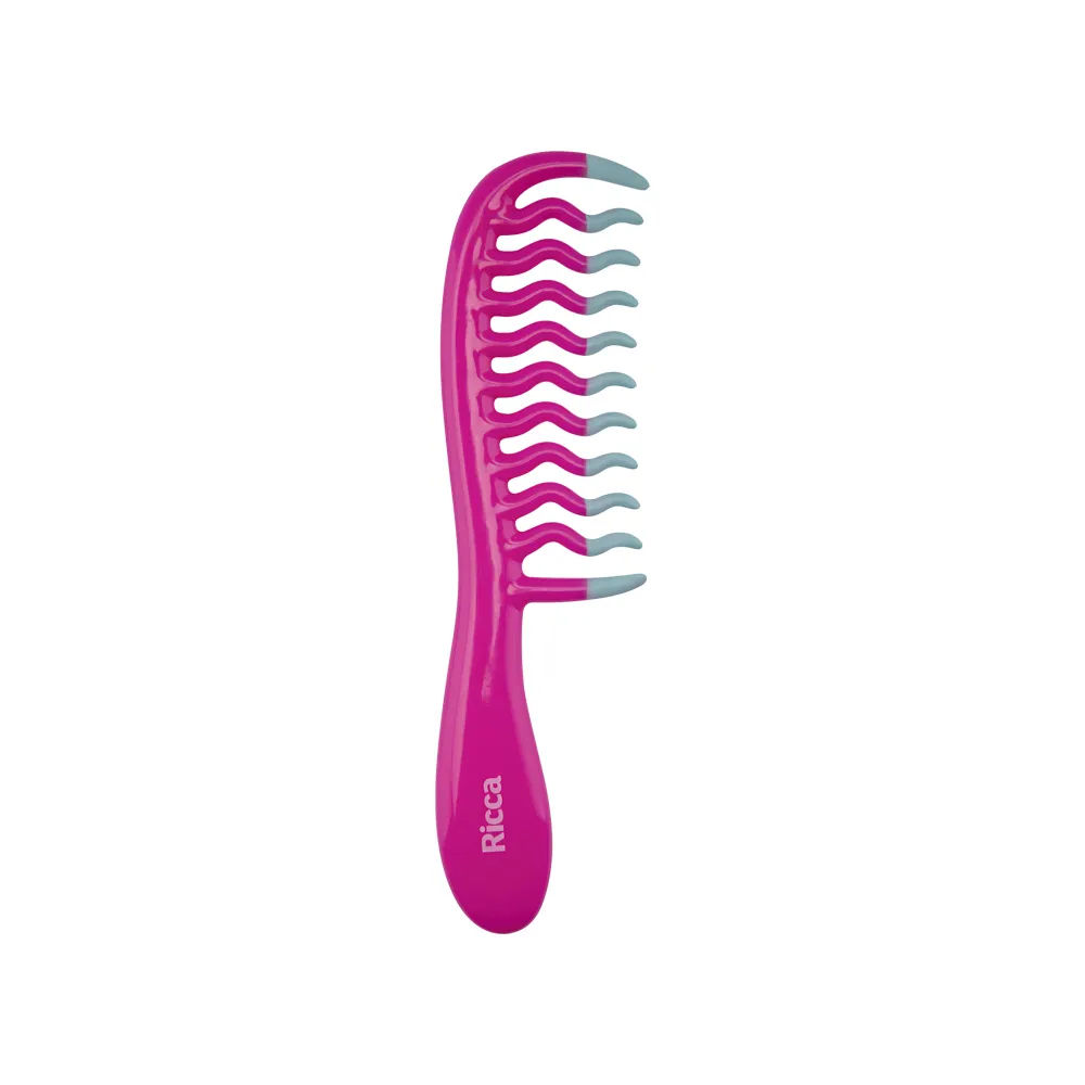 Pente Ricca Cachos E Ondas Com 1 Pink