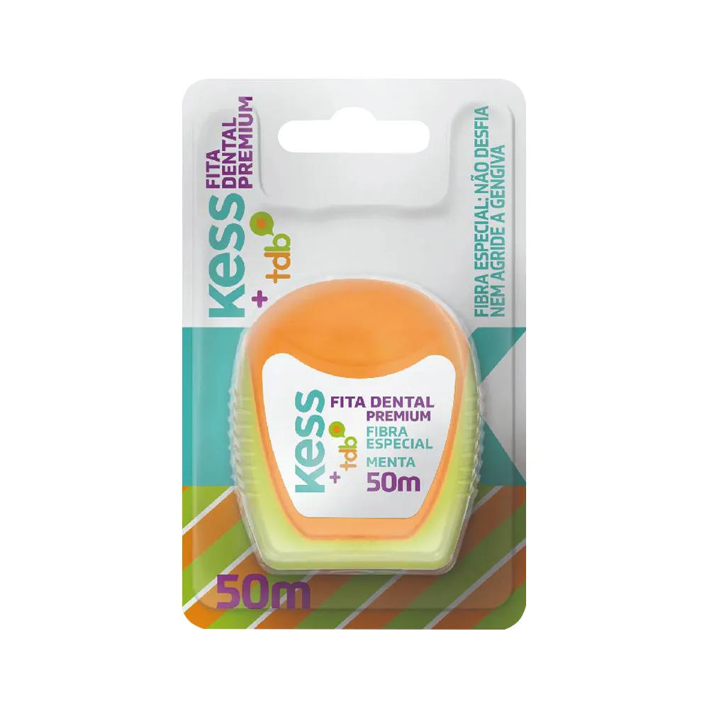 Fita Dental Premium Kess + Tab Menta 50m