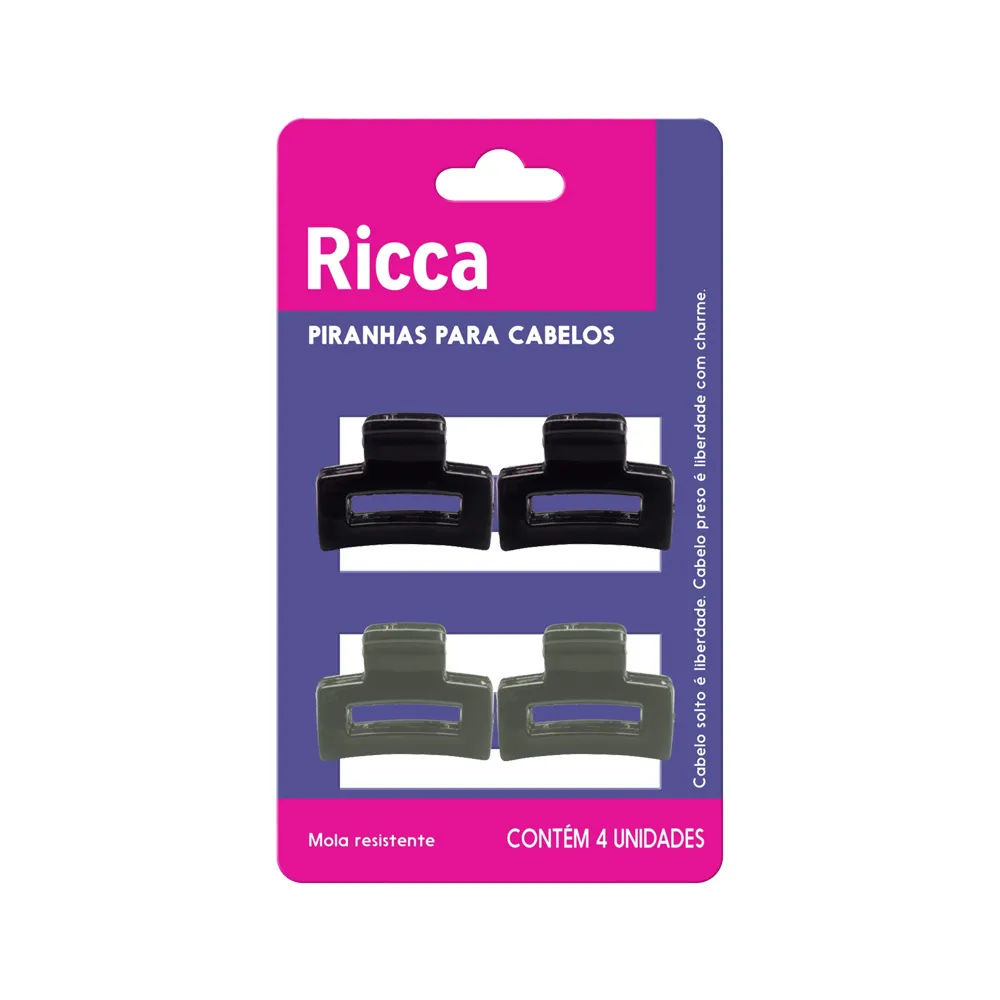 Piranha Ricca Glam Winter Com 4 Unidades Mini