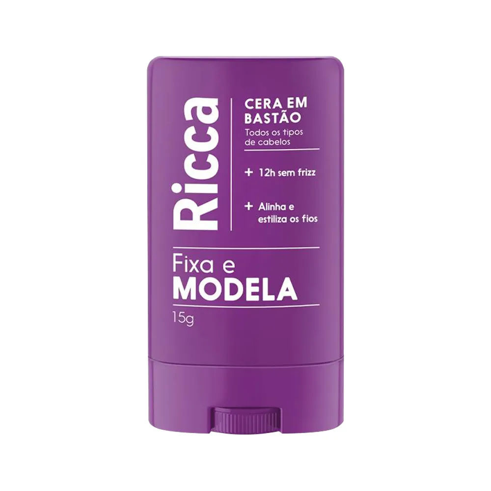 Cera Em Bastao Ricca Fixa E Modela 15gr