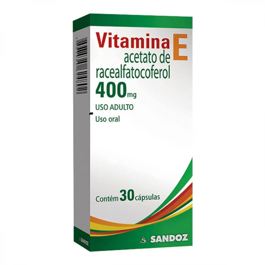 Vitamina E 400mg 30 cápsulas