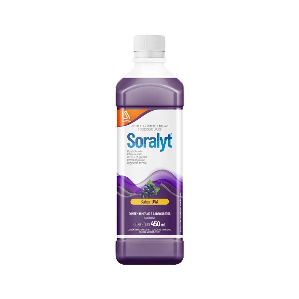 Soralyt 450ml Solucao Oral Sabor Uva