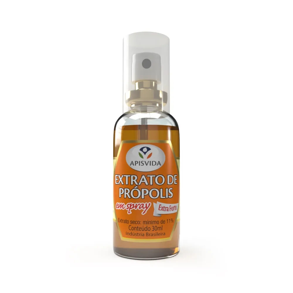 Spray Para Garganta Extrato De Propolis Extra Forte Apis Vida 30ml