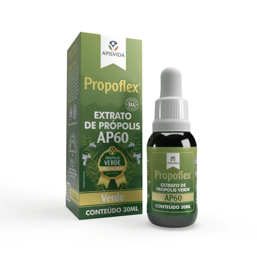 Extrato De Própolis Verde Ap60 Apis Vida Propoflex 30ml