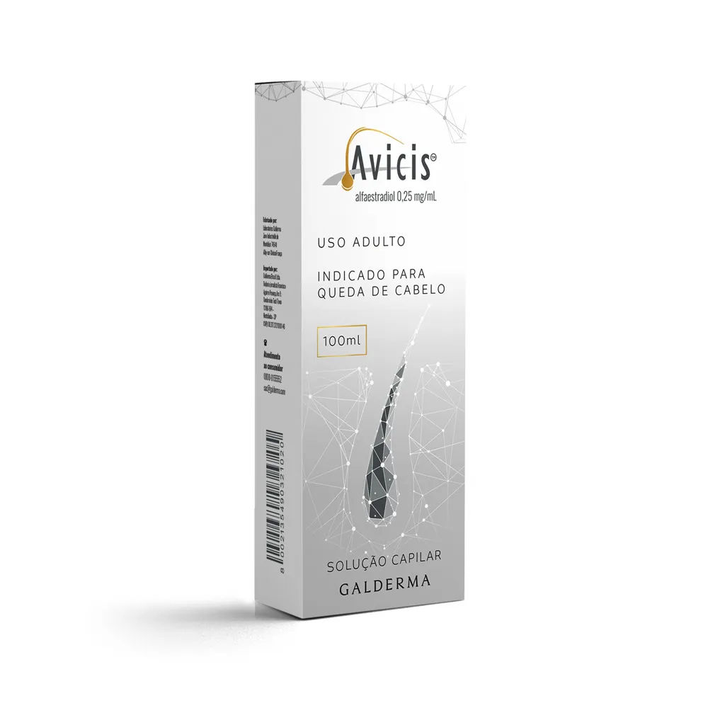 Avicis Solução Capilar Galderma 0,025% 100ml