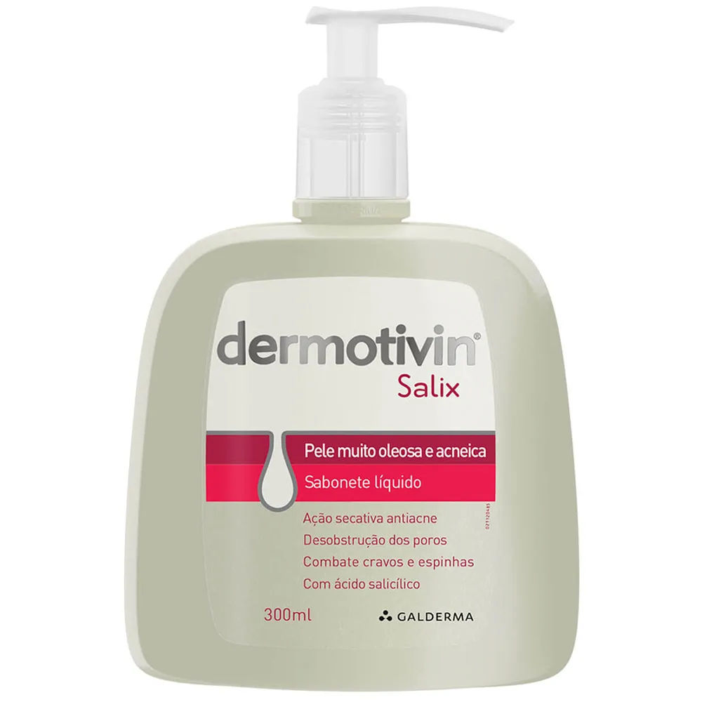 Sabonete Líquido Salix Dermotivin 300ml Galderma