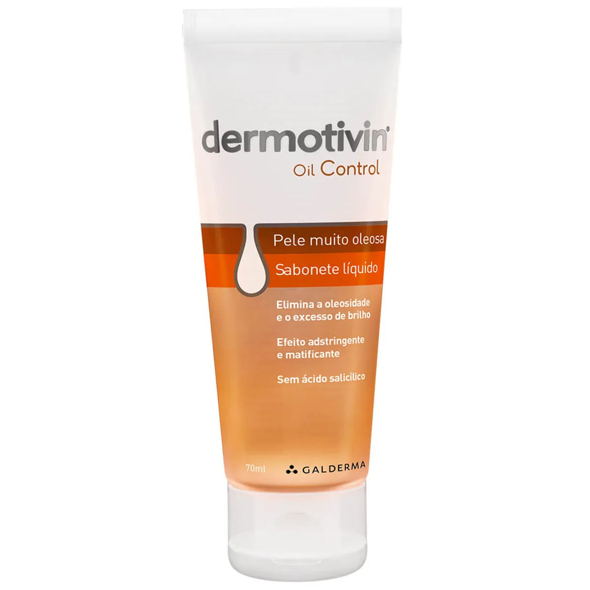 Dermotivin Oil Control Sabonete Líquido Pele Oleosa 70ml