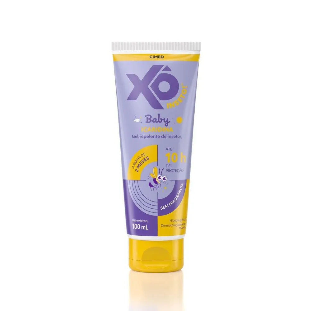Repelente XO Inseto Baby Gel Icaridina 100ml
