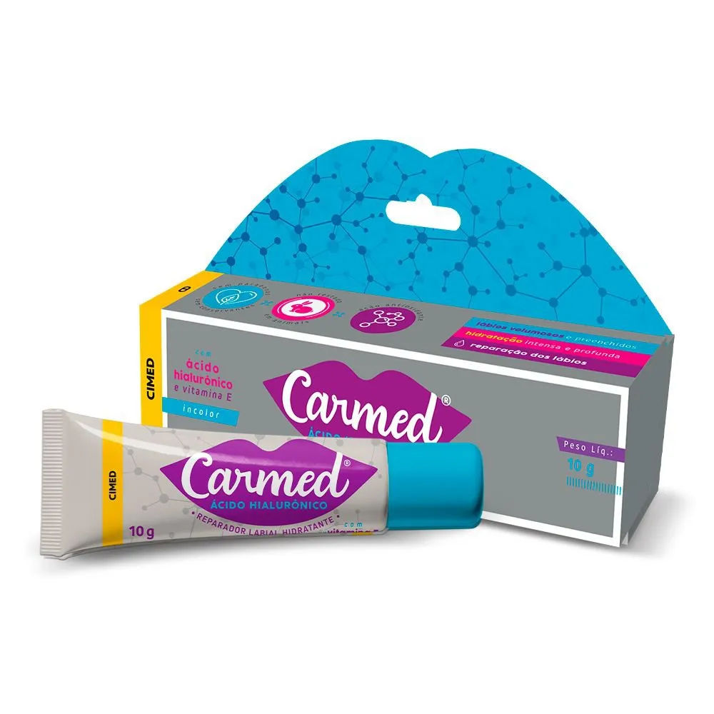 Hidratante Labial Carmed Ácido Hialurônico 10g
