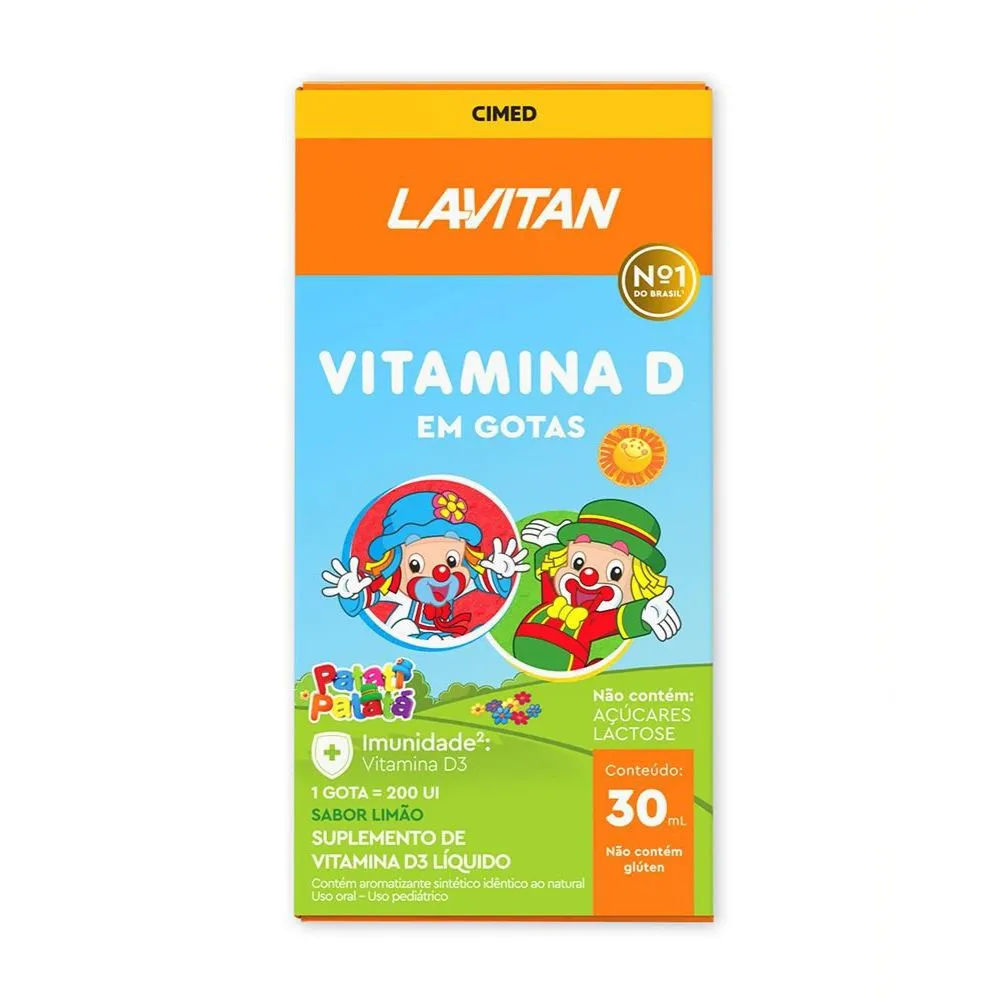 Lavitan Vitamina D Gotas Infantil Patati Patatá 30mL