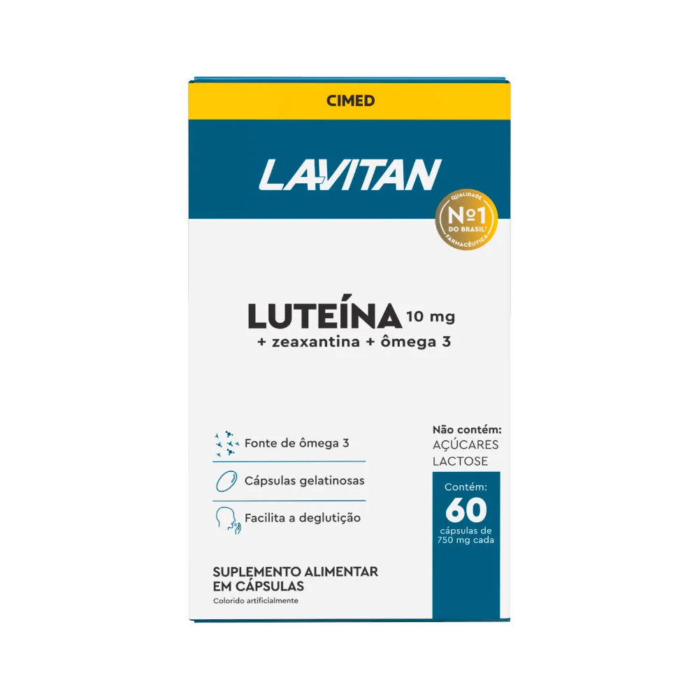 Suplemento Alimentar Lavitan Luteína com 60 Comprimidos