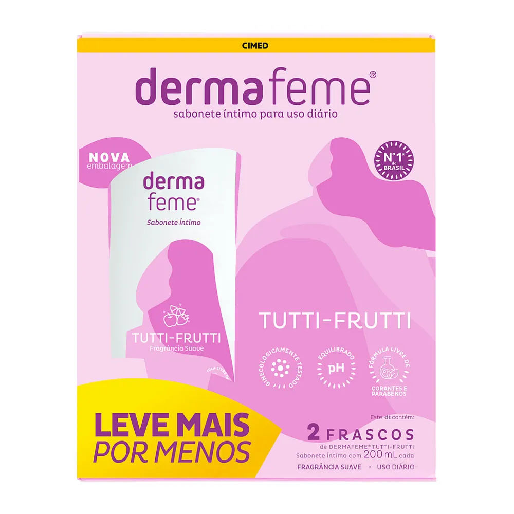 Dermafeme Teen 200ml com 2 Unidades
