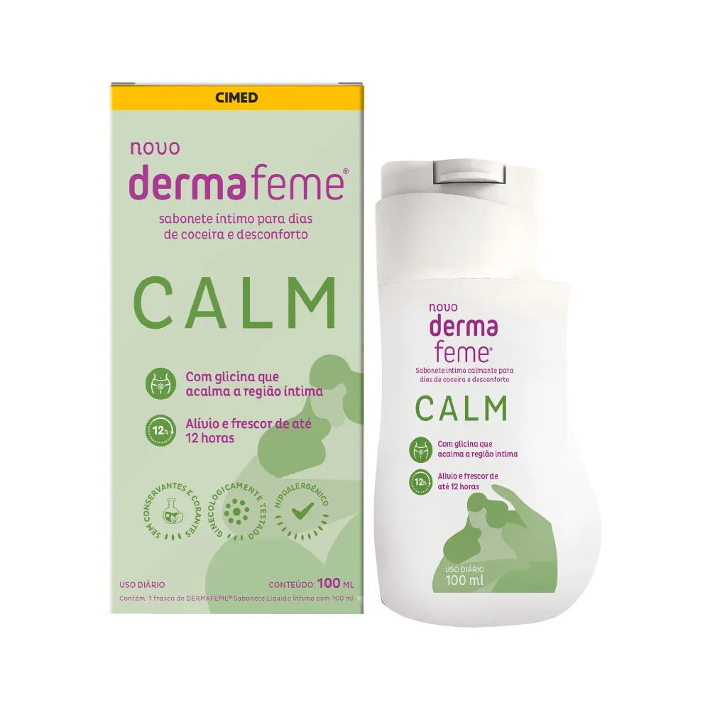 Sabonete Íntimo Dermafeme Calm 100ml