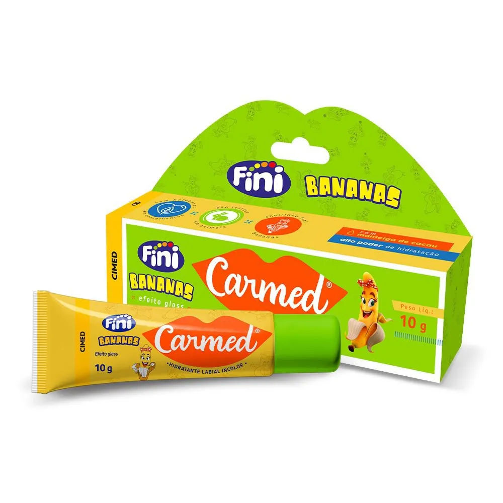 Hidratante Labial Carmed Banana Fini 10g
