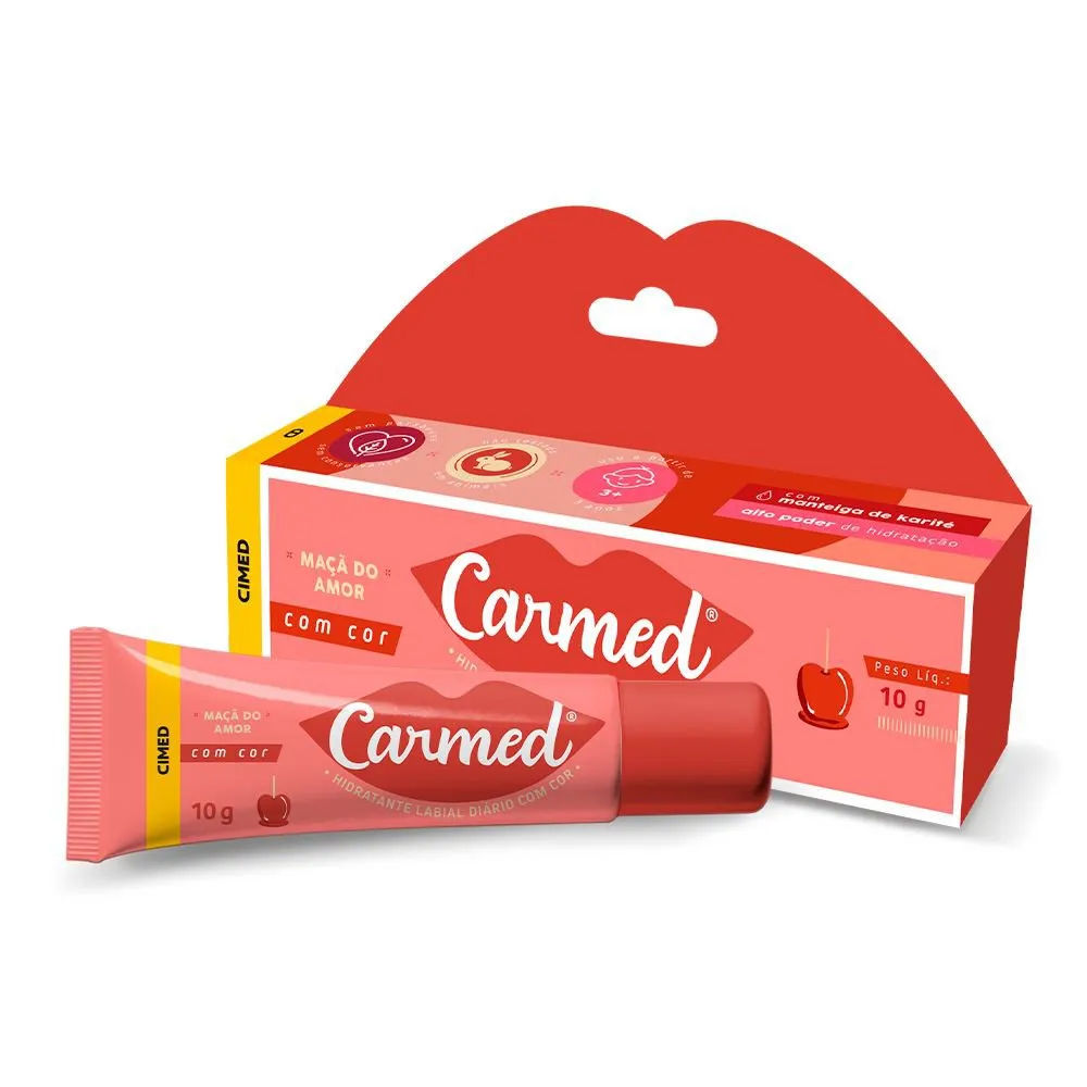 Hidratante Labial Carmed Maçã do Amor 10g