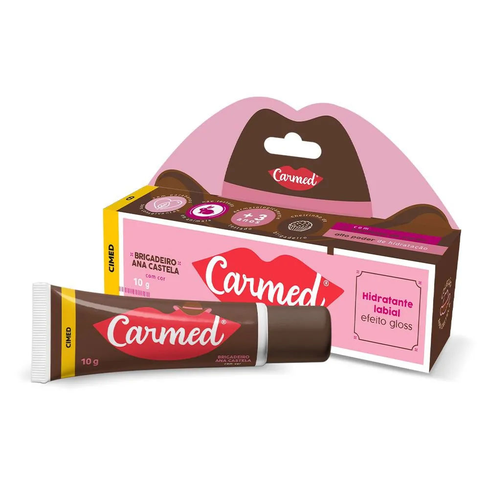Hidratante Labial Carmed Brigadeiro Ana Castela 10g
