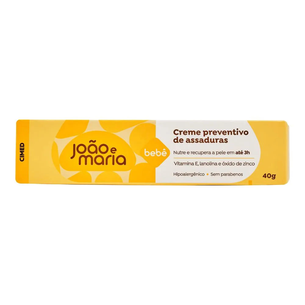 Creme Preventivo De Assaduras João e Maria 40g
