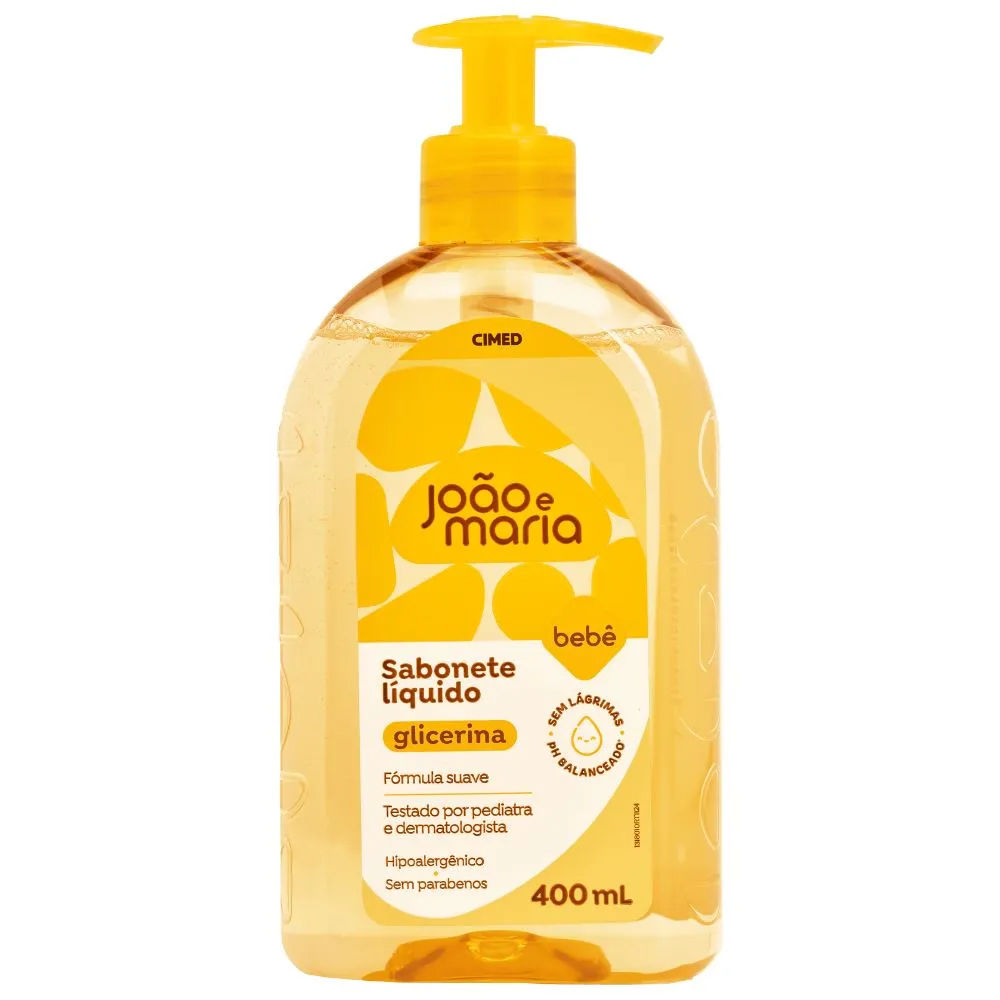 Sabonete Líquido Infantil João e Maria Glicerina 400ml