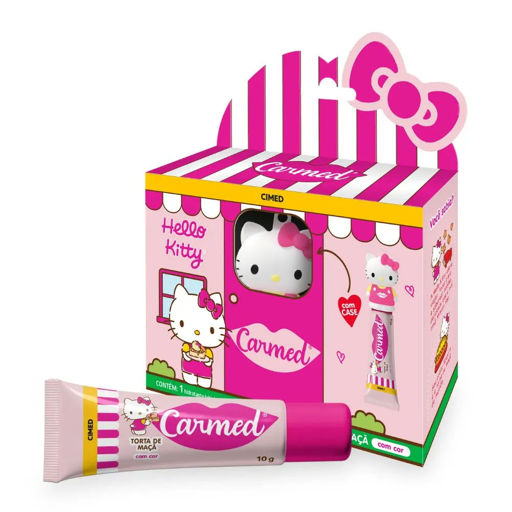 Hidratante Labial Carmed Hello Kitty Torta de Maçã 10g