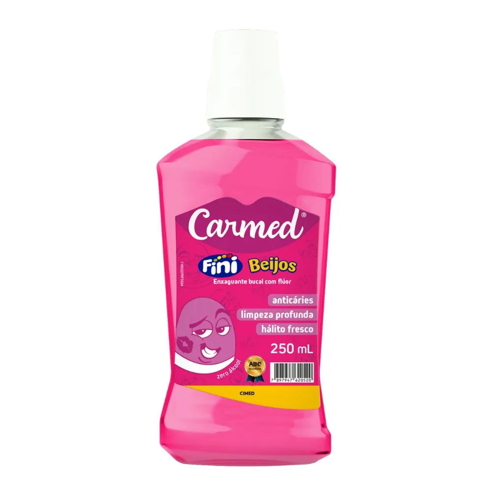 Enxaguante Bucal Carmed Fini Beijos 250ml