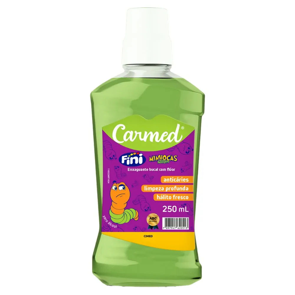 Enxaguante Bucal Carmed Fini Minhocas 250ml