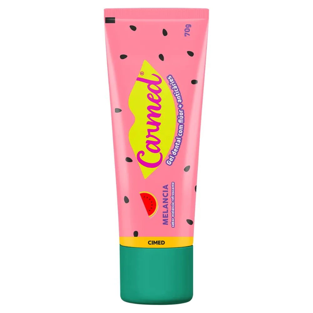 Gel Dental Carmed Fini Melancia com Flúor 70g