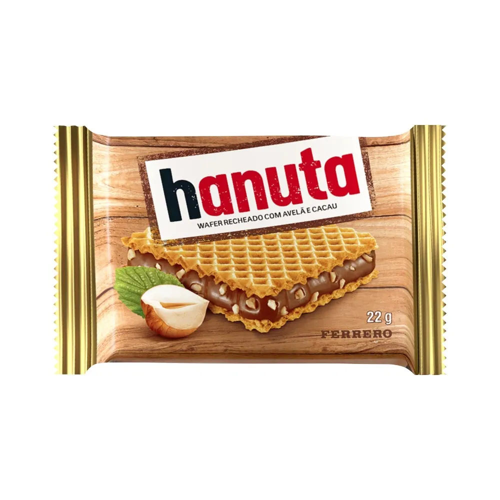 Wafer Hanuta 22g Avelã e Cacau