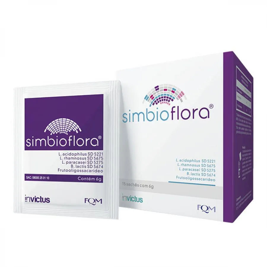 Simbioflora em Pó 15 Envelopes de 6 cada
