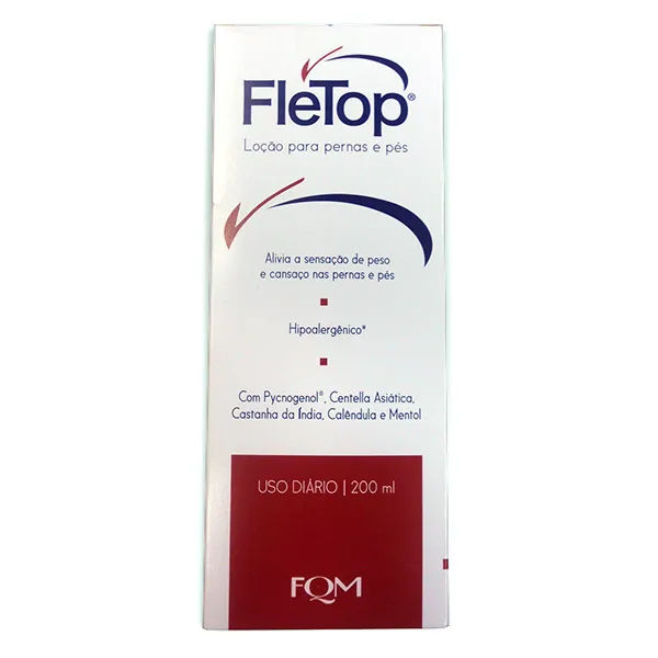 Loção Corporal Fletop 200ml Pernas e Pés