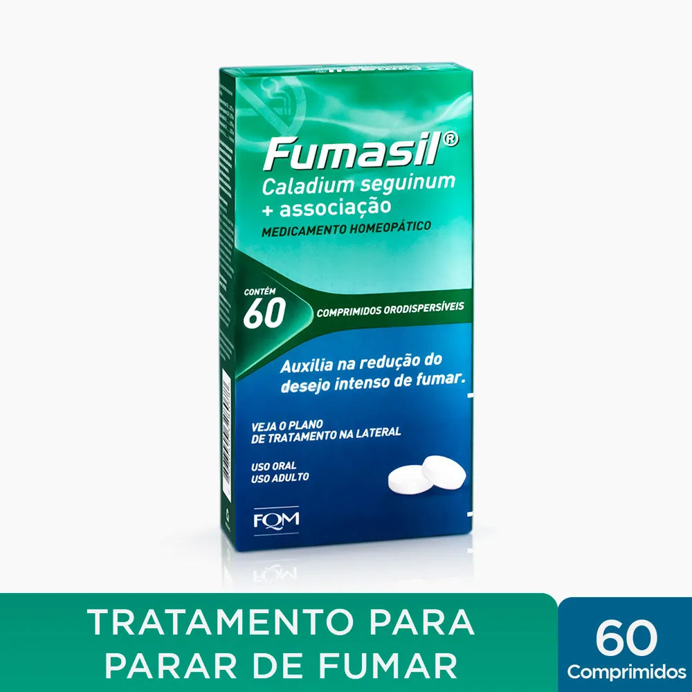 Fumasil 60 Comprimidos - Tratamento Para Parar de Fumar Remédio Sem Nicotina