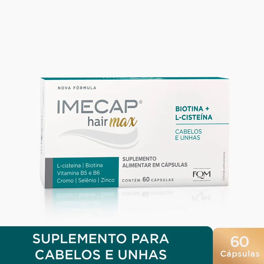 Imecap Hair Max 60 Cápsulas Divcom Pharma