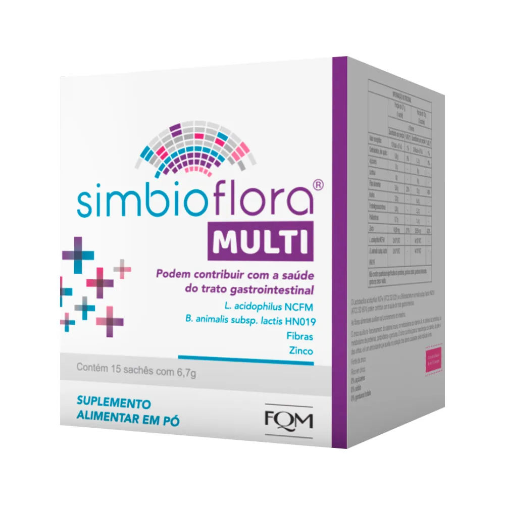 Simbioflora Multi 15 sachês 6,7g cada