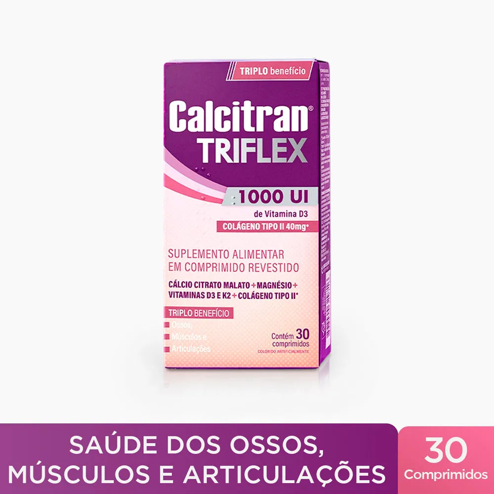 Calcitran Triflex 30 Comprimidos Divcom