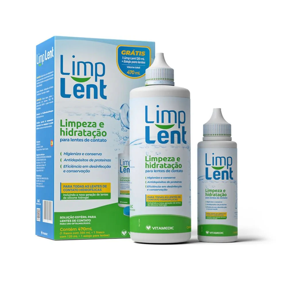 Solução para Lentes Limp Lent 470ml