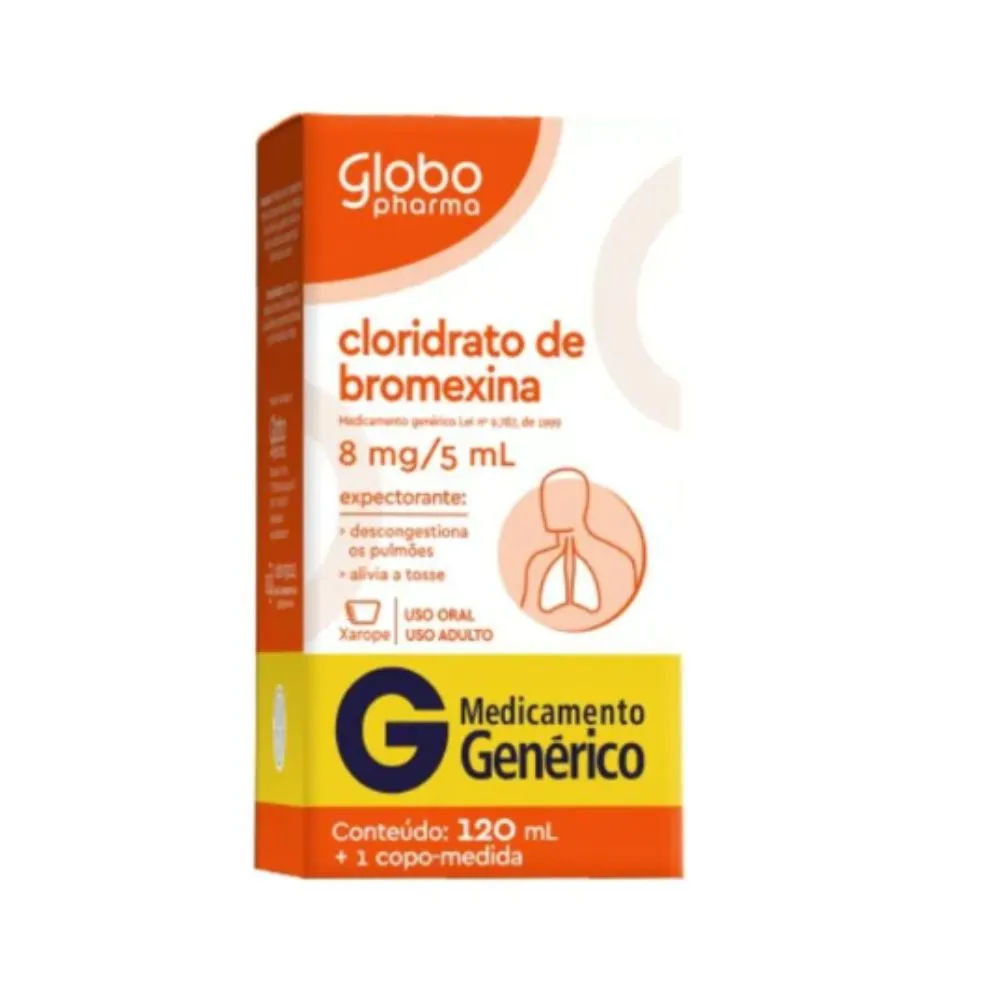Bromexina 120ml Adulto Genérico Globo